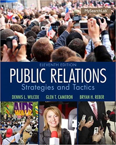 Public relations strategies and tactics